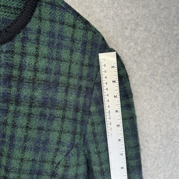 Lands End Womens Knit Sweater Size 10 Regular 100% Wool Button Up Long Sleeve - Picture 7 of 9